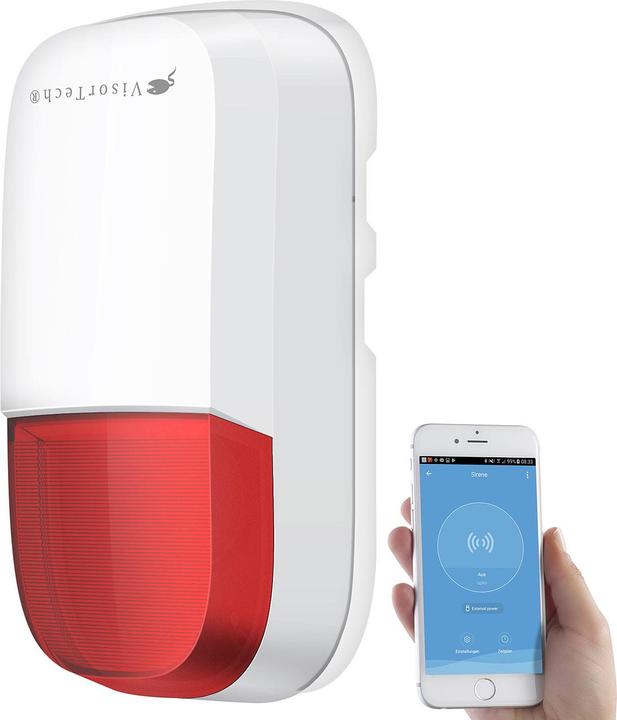 Immagine prodotto VisorTech WLAN-Outdoor-Sirene