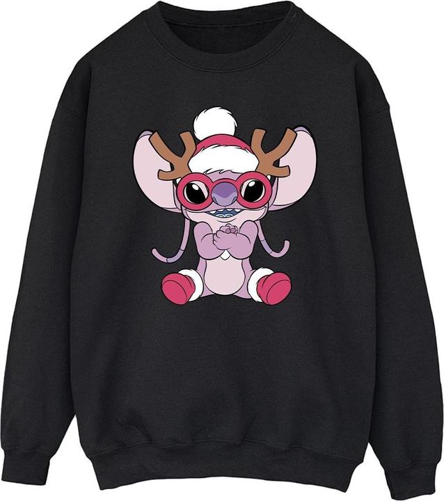 Disney Lilo & Stitch Angel Reindeer Sweatshirt (XL)