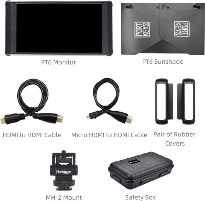 Actual product image Portkeys PT6 (5.20", Full HD)