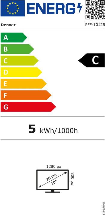 Energie-Label Denver Frameo PFF-1012 (10.10", 1280 x 800 Pixel)
