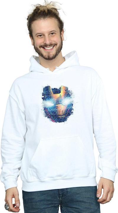 Produktbild Avengers Iron Man Distressed Head Kapuzenpullover (XL)