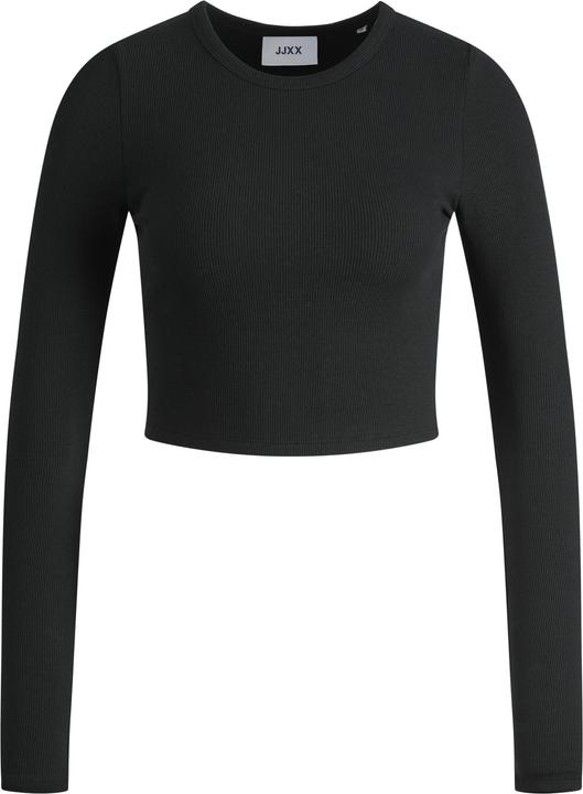 JJXX Geripptes Crop Langarmshirt