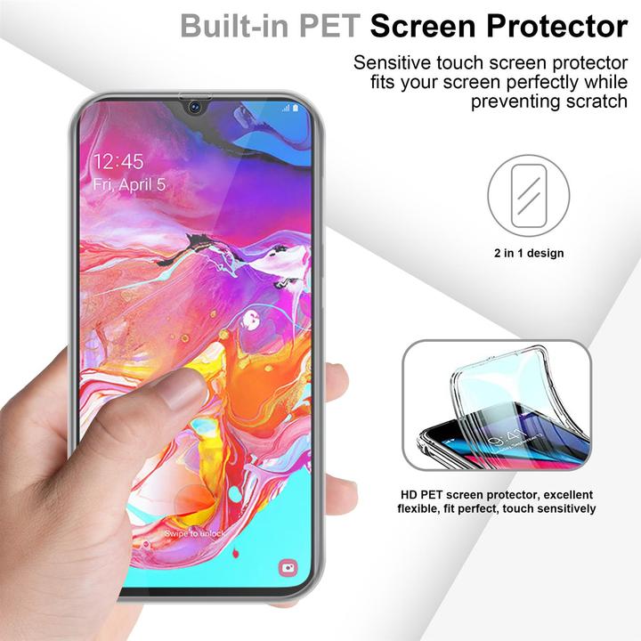 Productafbeelding Cadorabo TPU 360 graden hoesje (Samsung Galaxy A70e)