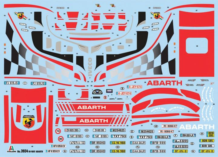 Actual product image Italeri IVECO E5 Hi-Way Abarth