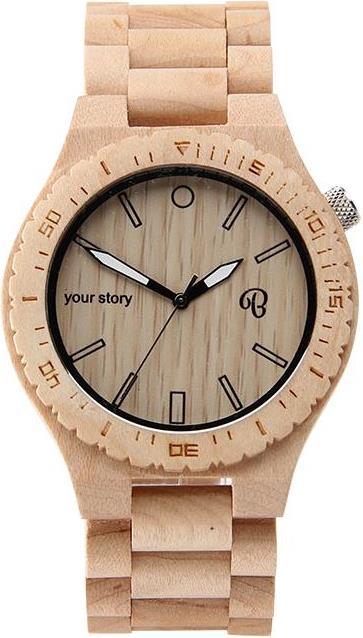 Produktbild Bambuu Holzuhr (Analoguhr, 46 mm)