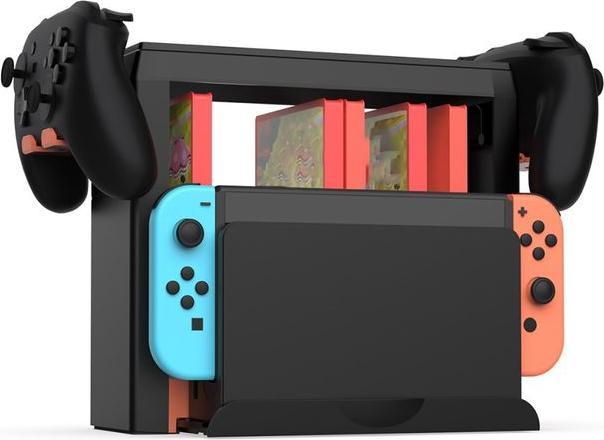 Immagine prodotto Dobe Multifunktionaler Aufbewahrungsständer (Switch 2, Switch OLED, Switch)