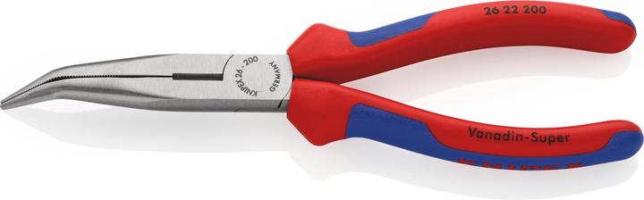 Knipex Flachrundzange mit Schneide (200 mm)