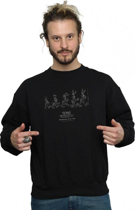 Immagine prodotto Looney Tunes Bugs Bunny Evolution Felpa Uomo (XXL)