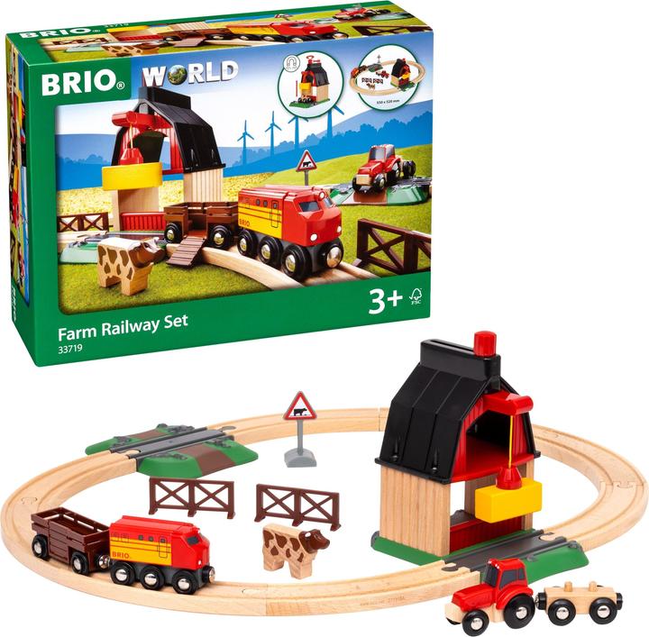 Actual product image Brio Train Farm Set