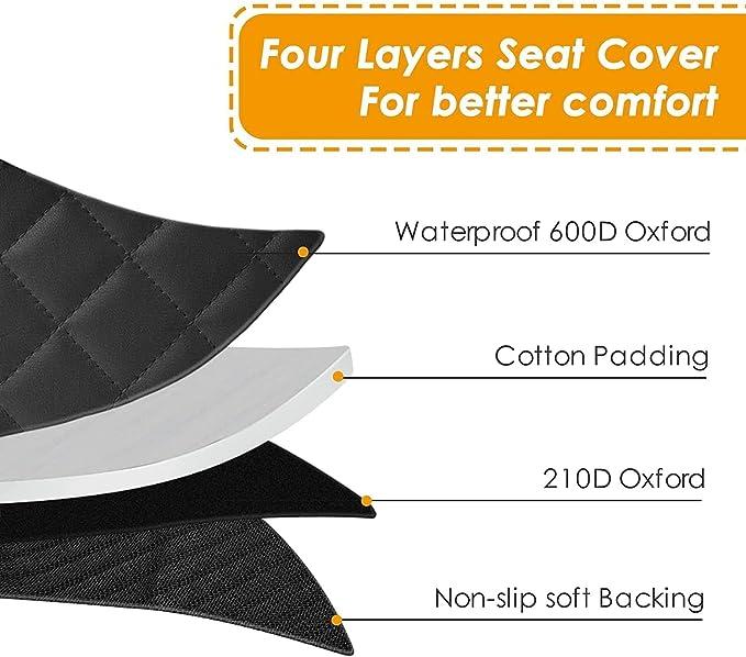 Actual product image Looxmeer Back seat car seat (Dog, Foldable, Washable)