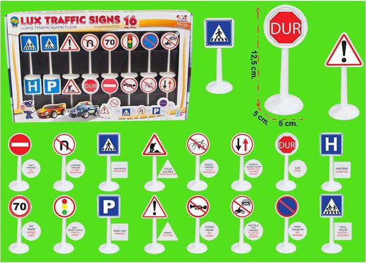 Produktbild happytoys Miniatur Verkehrsschilder