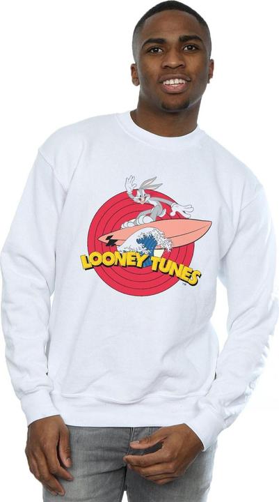 Immagine prodotto Looney Tunes Bugs Bunny Surfing Felpa Uomo (L)
