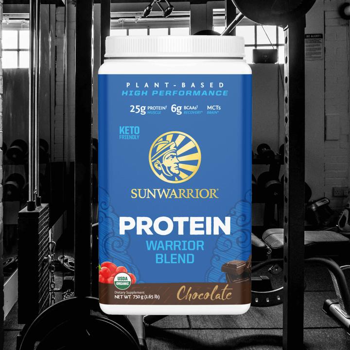 Actual product image Sunwarrior Protein Warrior Blend (Chocolate, 1 pcs., 750 g)