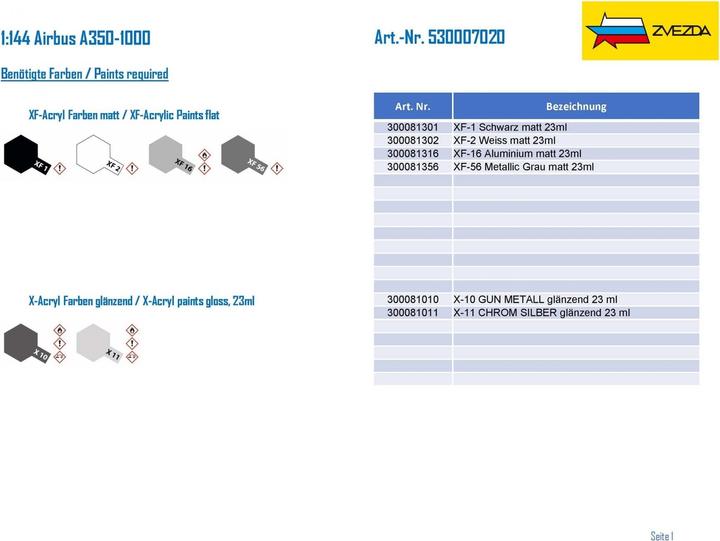 Actual product image 1:144 Airbus A350-1000