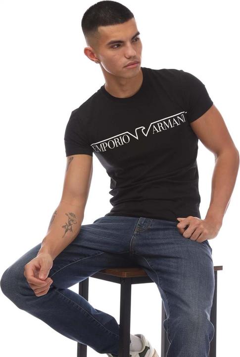 Actual product image Emporio Armani Mens Crew Neck T-Shirt (XL)