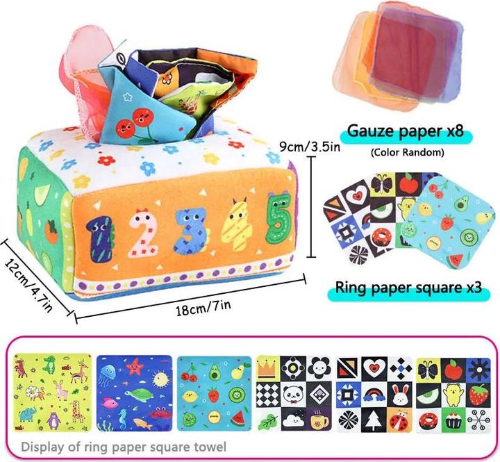 Activity Board Scatole per bambini, giocattoli per bambini, da ricalcare, scatola magica, giocattoli per 6-12 mesi