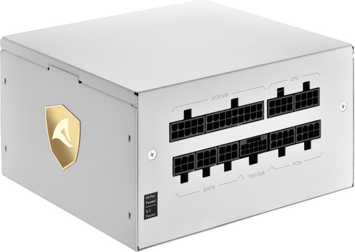 Produktbild Sharkoon Rebel P20 1000 White (weiss, 1x 12 Pin High Power Anschluss, 4x PCIe, Kabelmanagement, 1000 Watt) (1000 W)