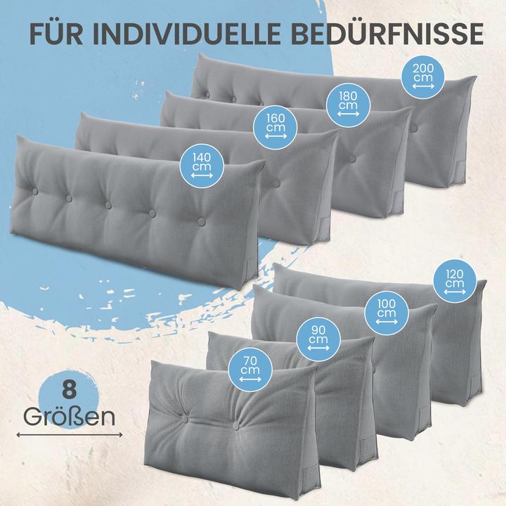Produktbild Aktivshop Bett- und Rückenstützkissen (20 x 70 x 50 cm)