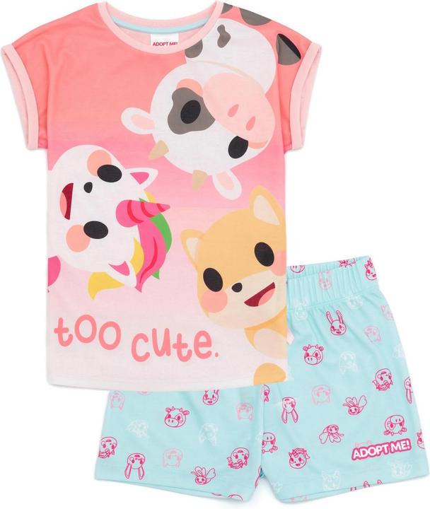 Adopt Me Kurzer Pyjama Set