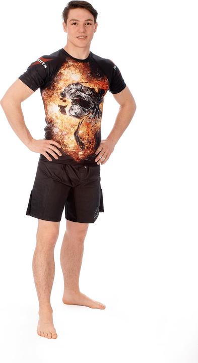 Actual product image Ju-Sports Dark Line Rashguard shortsleeve "Skull (XL)