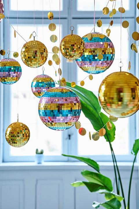Image du produit Rice DISCO-LGOLD Boule disco 29 cm miroir (29 cm)