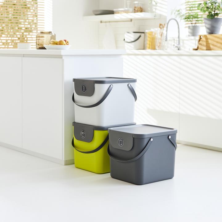 Actual product image Rotho Albula waste bin 40L white (40 l)