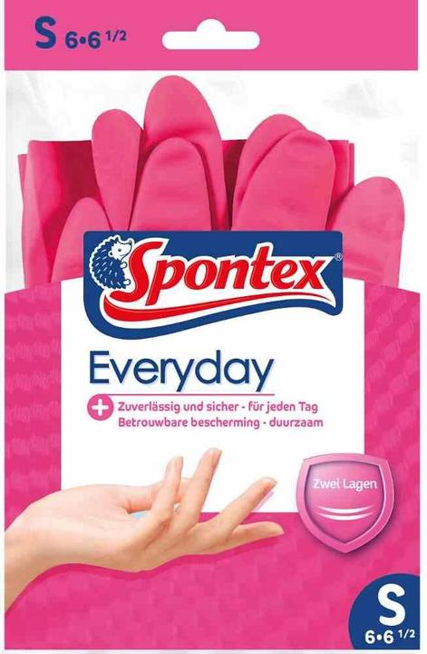 Immagine prodotto Spontex Guanto "Everyday", colore: rosa, taglia: 6,5-7 (6, 6.5, S)