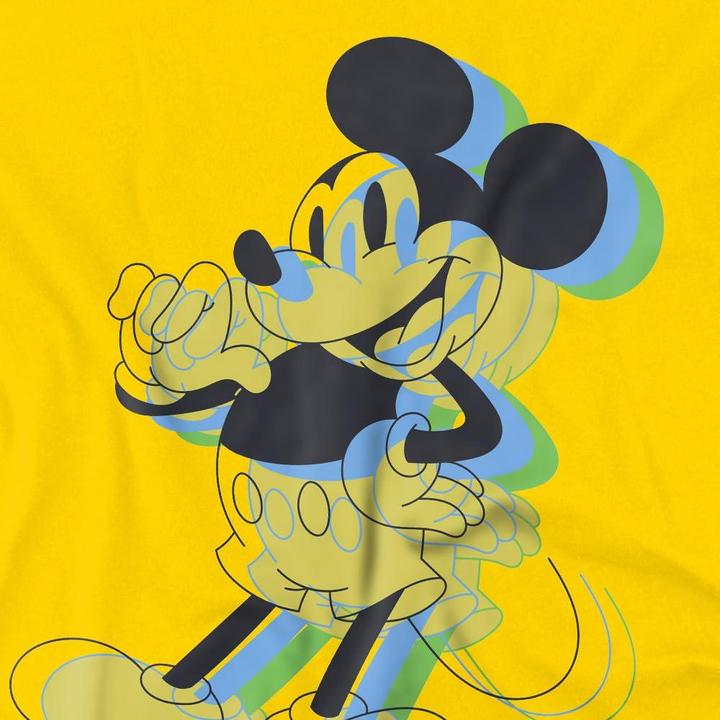 Actual product image Disney Mens Trippy Mickey Mouse T-Shirt (S)