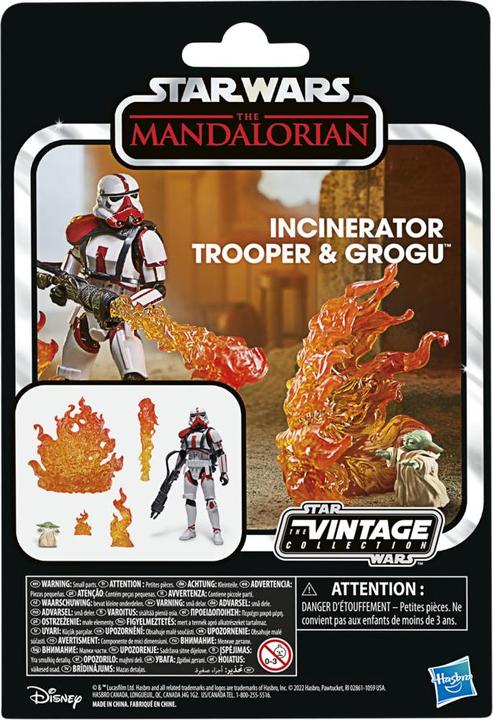 Actual product image Hasbro Sw Vin Man Wbs Incinertor Trper Grogu