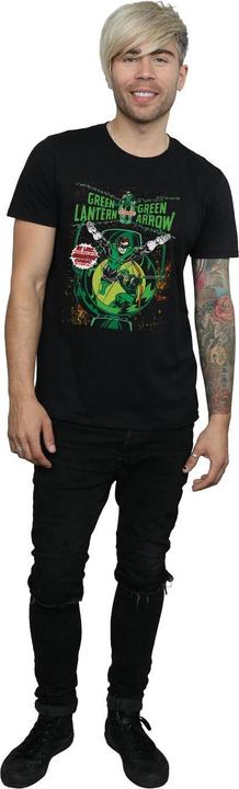 Immagine prodotto Maglietta in cotone con copertina a fumetti Lanterna Verde e Freccia Verde Uomo (3XL)