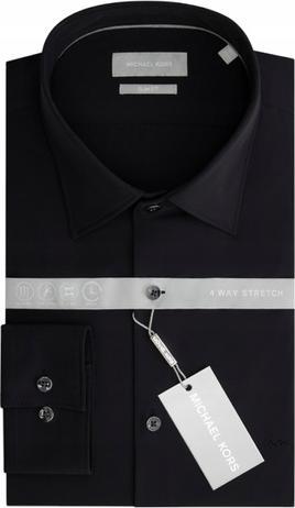 Produktbild Michael Kors PERFORMANCE STRETCH SLIM SHIRT BLACK MD0MD91399 001 40 42 (40, 42)