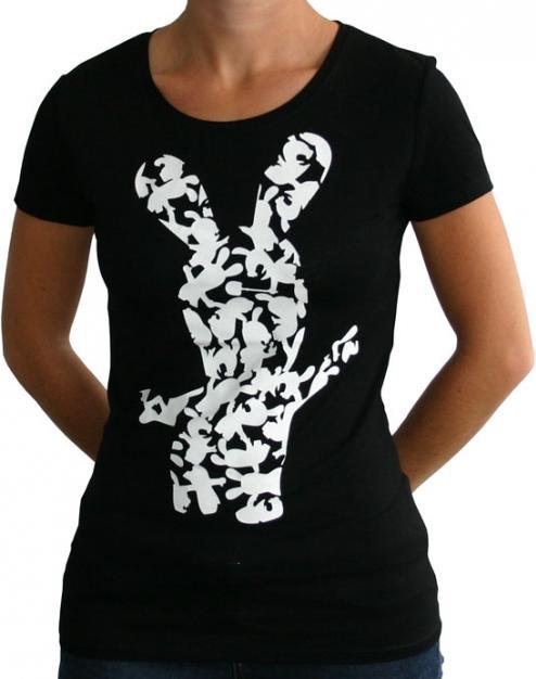 Actual product image ABYstyle Raving Rabbids - Silhouette - S size (L)