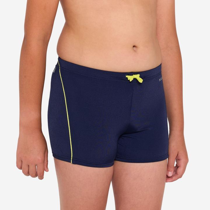 Produktbild Nabaiji Badehose Boxer Jungen - 100 Plus dunkelblau (10, 11, 12)
