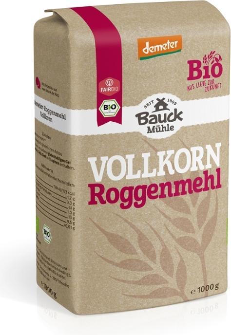 Produktbild Bauckhof V! Roggenmehl Vollkorn fein (1000 g)