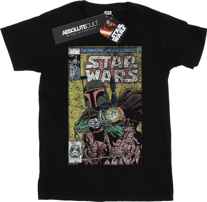 Produktbild Star Wars Boba Fett Comic TShirt Mädchen (152, 158)