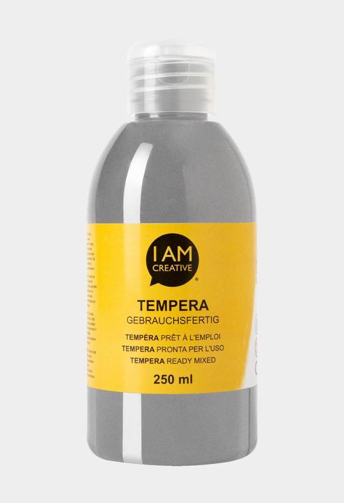 Immagine prodotto I Am Creative Tempera, pittura a tempera a base d'acqua, 250 ml (Argento, 250 ml)