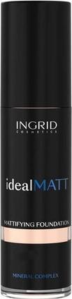 Actual product image INGRID Ideal Matt Mattifying Foundation mineralny podkład matujący 300A Ligh Nude 30ml