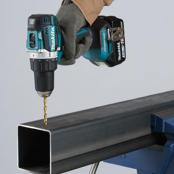 Actual product image Makita DDF484RTJ Cordless drill driver, 18 V, 2x 5.0 Ah Li-Ion, 54 (Rechargeable battery operated)