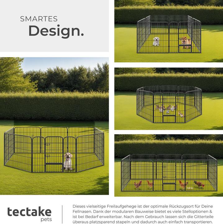 Produktbild tectake Welpenauslaufstall
