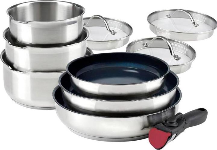 Actual product image Evok Qulinart by Brandt 194-005 Topf-Set (Pan set + pot set, Stainless steel)