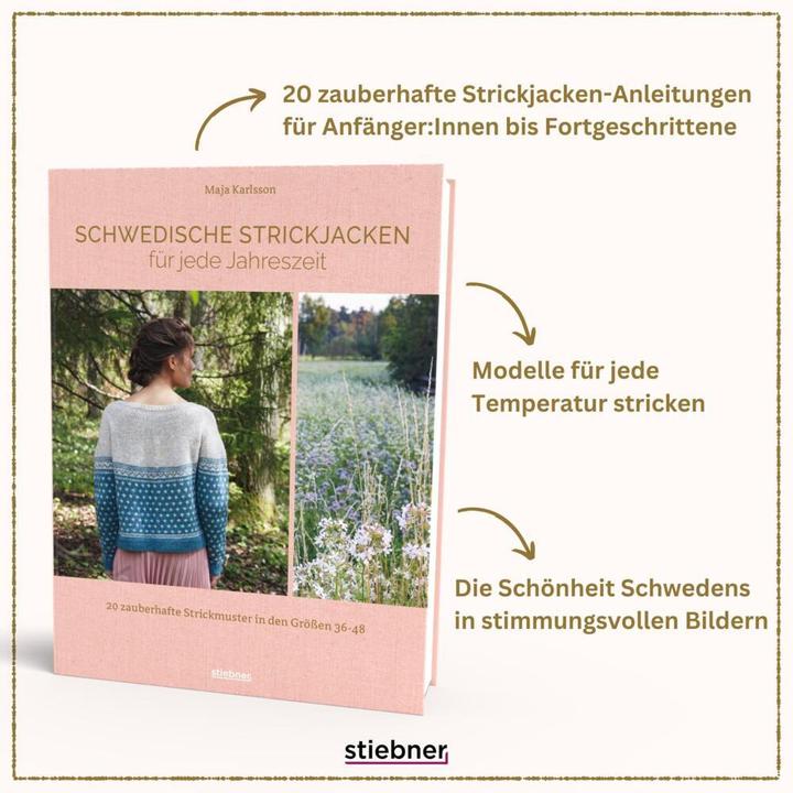 Produktbild Schwedische Strickjacken für jede Jahreszeit (Deutsch, Maja Karlsson, 2024)