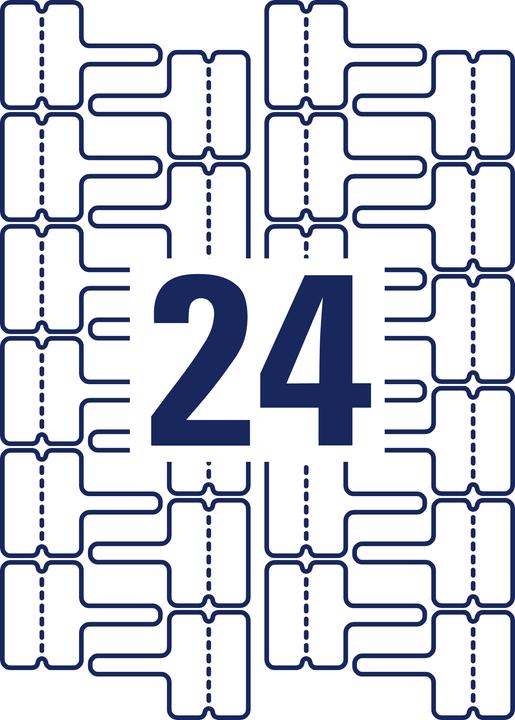 Actual product image Avery Cable labels