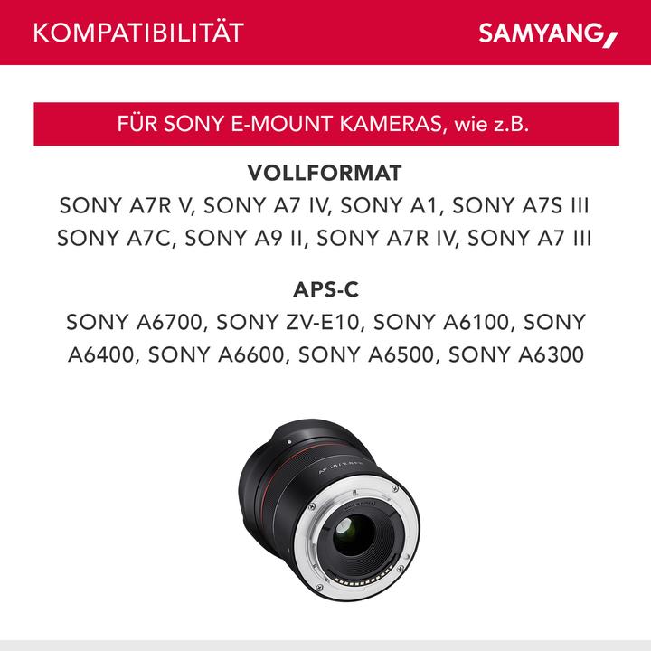 Produktbild Wiltec F2,8 (Sony E, APS-C / DX, Vollformat)