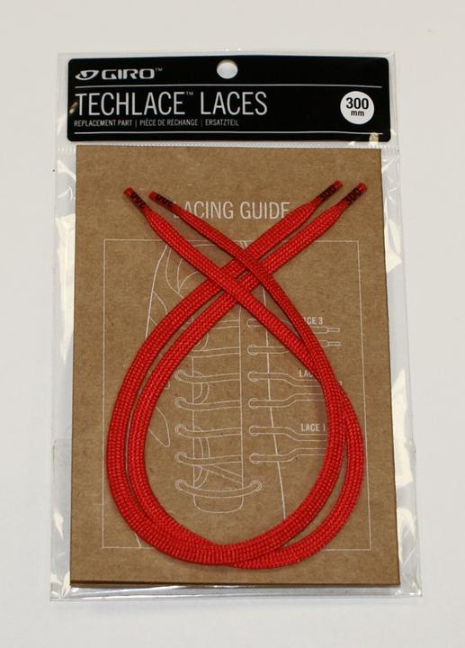 Produktbild Giro Techlace Schnürsenkel leuchtend rote 255 -mm -Schnürsenkel (25.50 cm)