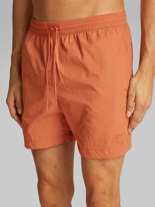 Produktbild Calvin Klein Medium Drawstring Heren Zwembroek - Aragon Oranje - Maat S (S)