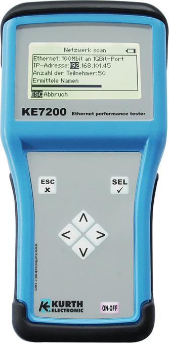 Immagine prodotto Kurth KE7200 Ethernet Performance Tester KE7200