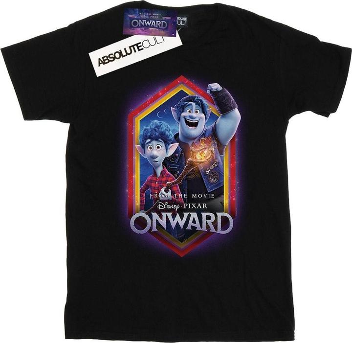 Actual product image Disney Mens Onward Brothers Crest T-Shirt (3XL)