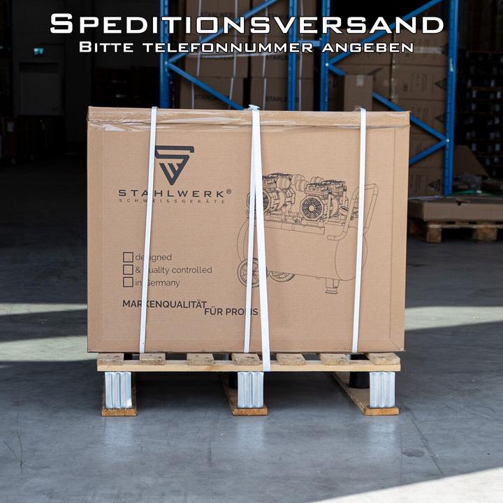 Immagine prodotto Stahlwerk Compressore 10 bar 8,6 hp 6,4 kW 840 l/min 150 l compressore d'aria (10 bar, 150 l)