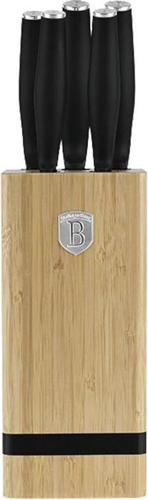 Actual product image BerlingerHaus Haus 6-teiliges Messer-Set mit Messerblock Matte Black Collection