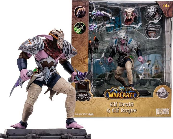 Produktbild McFarlane World of Warcraft Actionfigur Night Elf: Druid / Rogue 15 cm